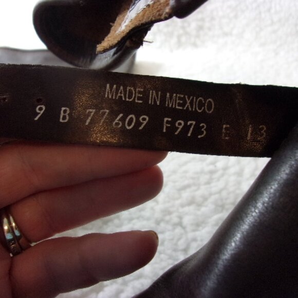 S-131 WOMENS FRYE VERONICA SLOUCH BROWN LEATHER ENGINEER BOOTS - Picture 14 of 16